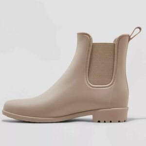 a new day Beige Chelsea Rain Boots